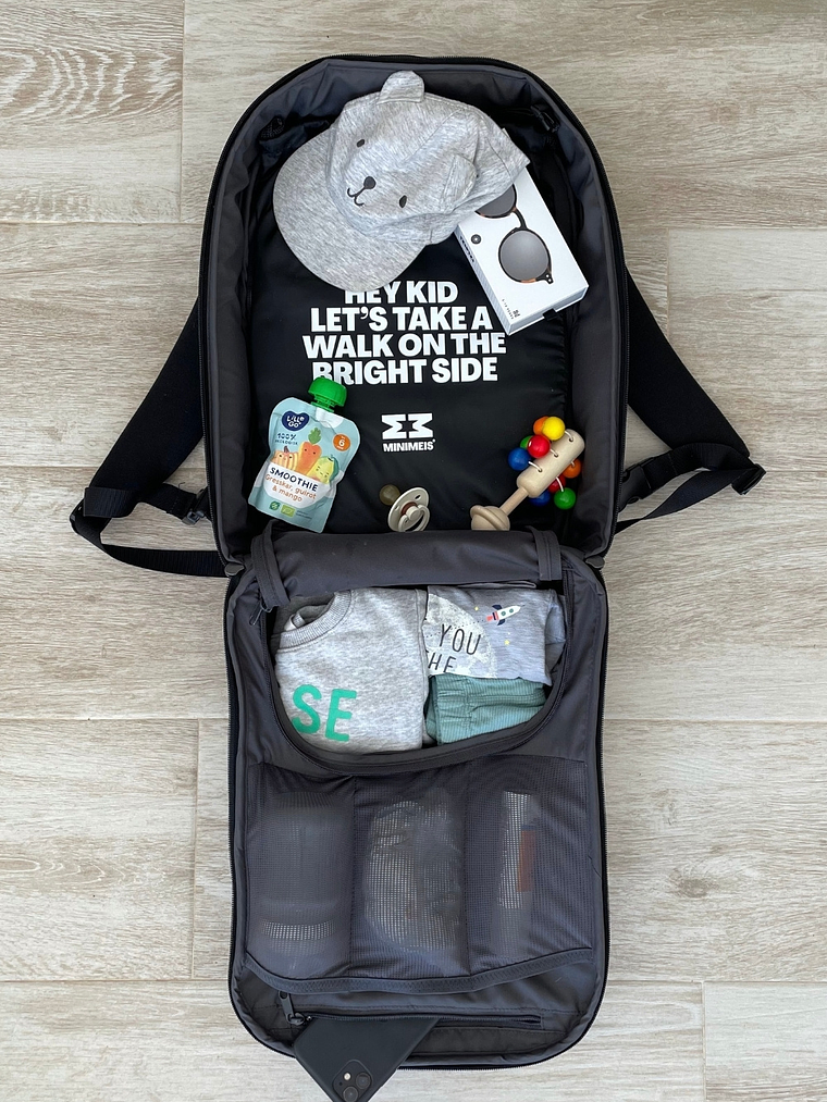 Mochila con asiento para bebés - MiniMeis HERO 4