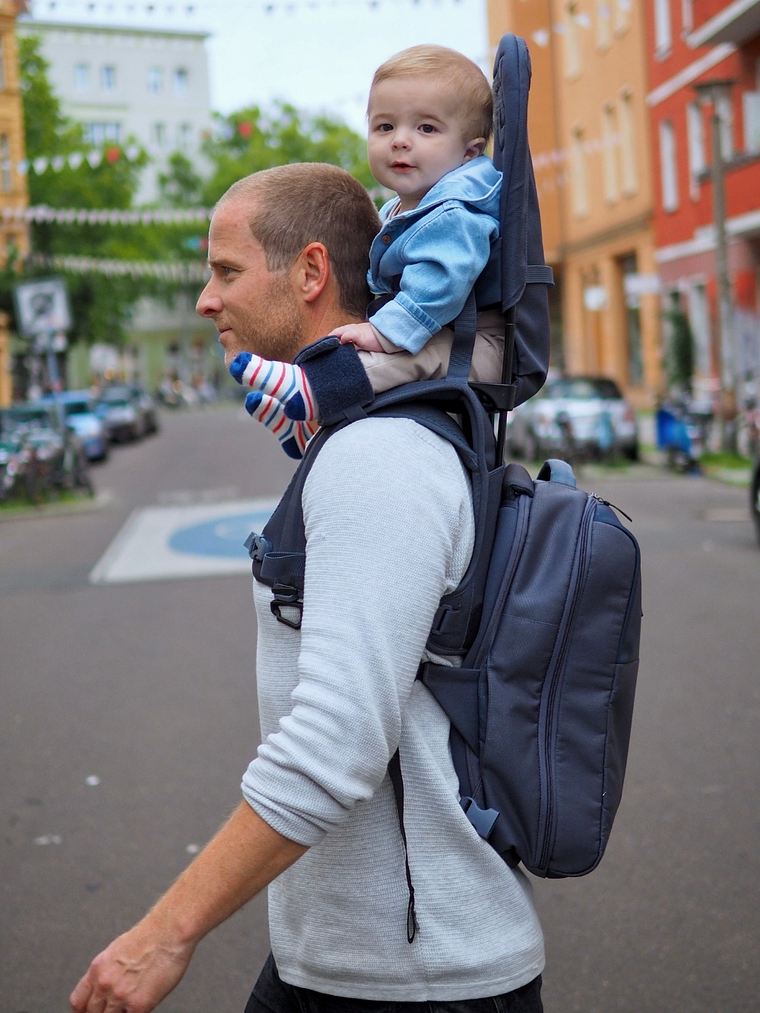 Mochila con asiento para bebés - MiniMeis HERO 10