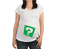 Mujer Embarazada Camiseta Mario bross Baby Monster