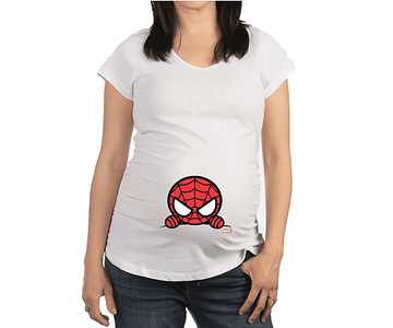 Mujer Embarazada Camiseta spiderman Baby Monster