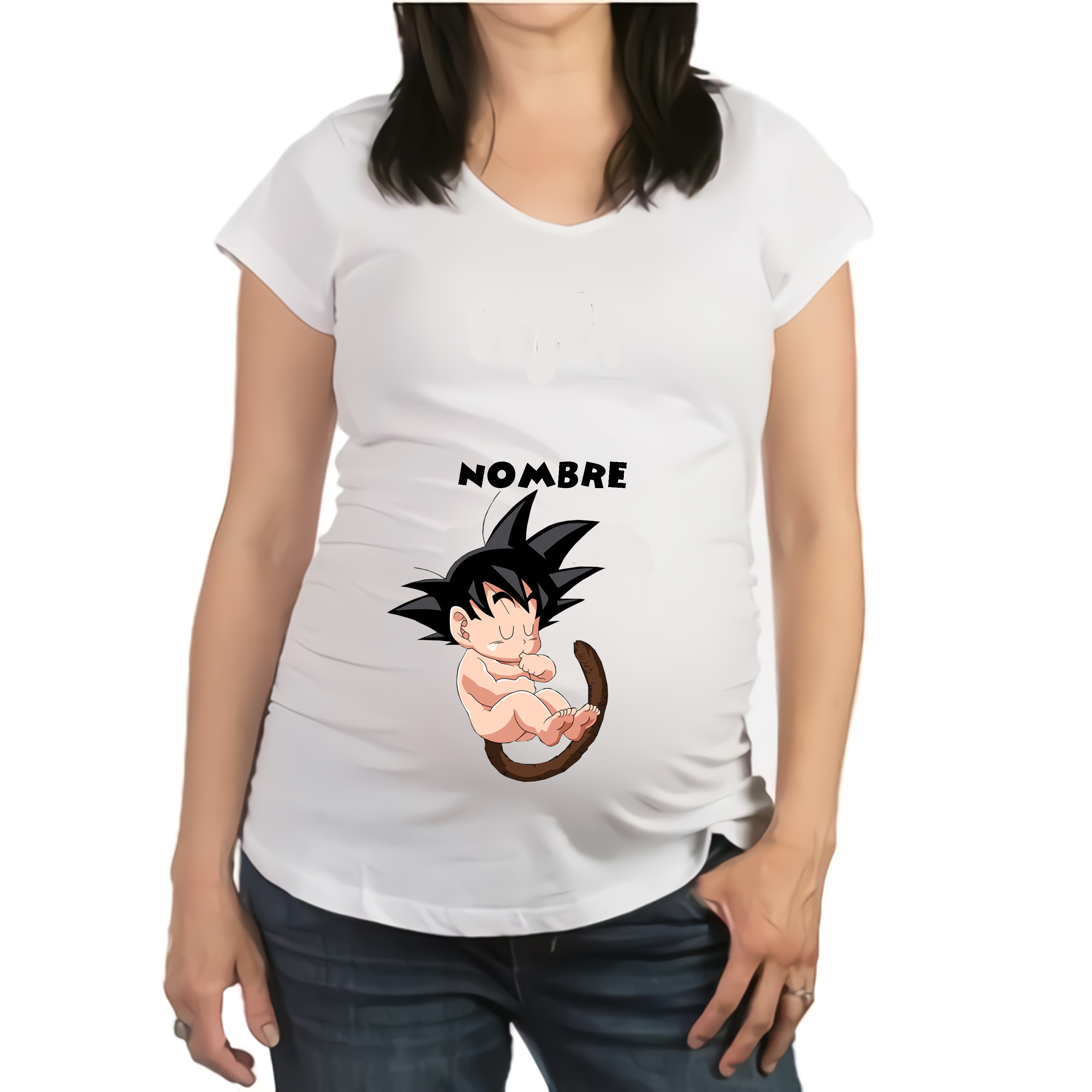 Camiseta De Mujer Embarazada bebe Baby Monster