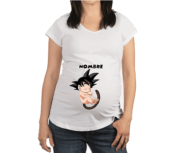 Mujer Embarazada Camiseta bebe goku Baby Monster