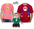 Conjunto camisetas Halloween para familia Mario Bross