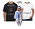 Halloween Tríos camisetas para Mamá  papá y bebe Familia Star wars