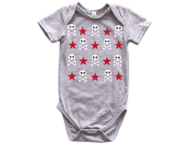  Body Bebé Calaveritas y Estrellas | Baby Monster