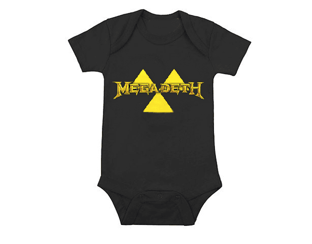 Body Bebé Rock Megadeth - ¡ropa de moda para bebe con Baby Monster!