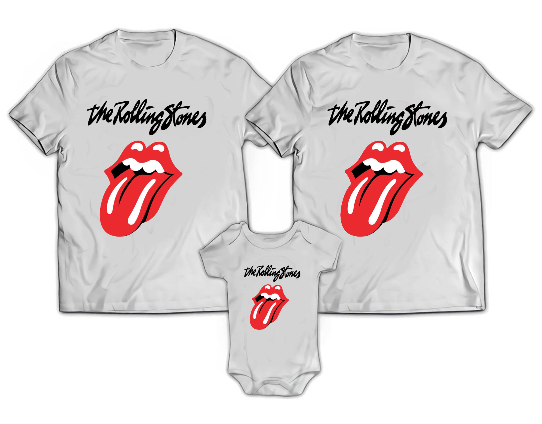 Pesimista Nos vemos mañana Tierra Conjunto de Camisetas Rolling Stones para Mamá, Papá y Bebé