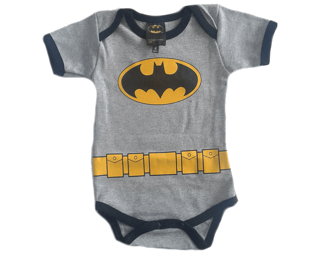 Body Clásico de Batman para Bebé: ¡Un Héroe en Crecimiento!