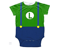 Body de Bebé Luigi de Mario Bros: ¡Listo para la Aventura!