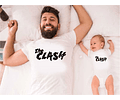  camisetas para Papá o Mamá y bebe The Clash baby monster