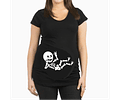 Mujer Embarazada Camiseta Huesitos Baby Monster