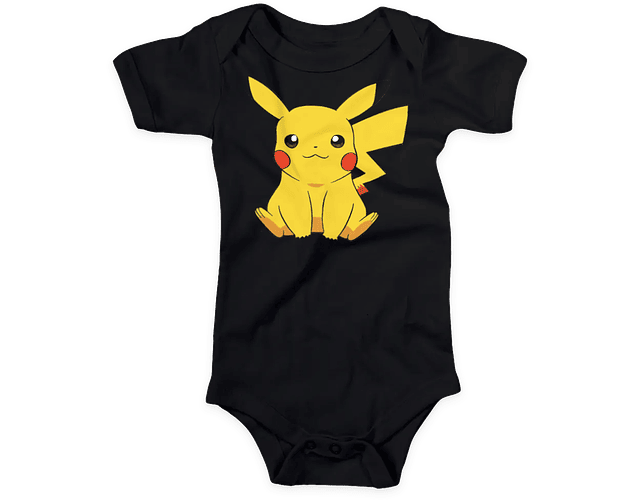 Body Bebé Baby Pikachu: La Adorable Chispa de la Aventura