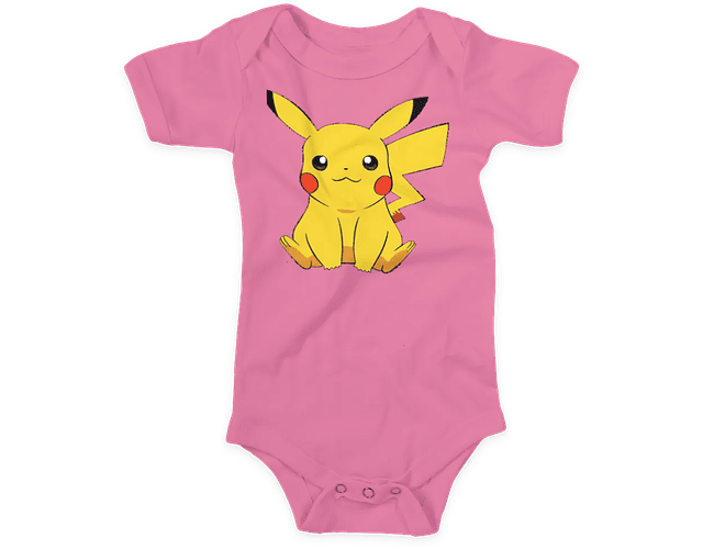 Ropa Para Bebe Body Bodie pikachu Comic Baby Monster