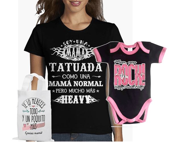 Camisetas a Juego para Mamá e Hijo 