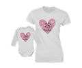 conjunto de camiseta y body Feliz primer día de las madres 