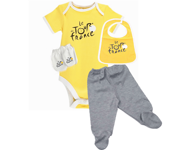 Set Primera Muda tour de francia amarillo Para Bebe Baby Monster