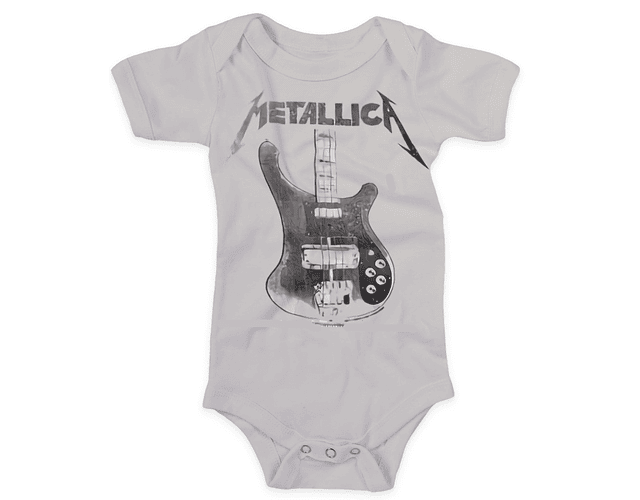 Body Bebé Rock Metallica Diseño Guitarra | Baby Monster