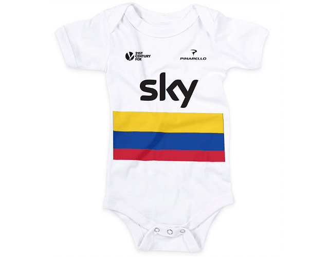 Ropa Para Bebe Body Bodie ciclismo SKY Colombia Baby Monster