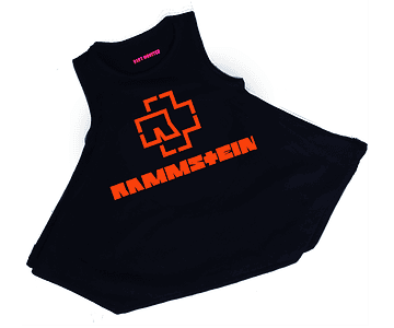 vestidos para bebe rock Rammstein