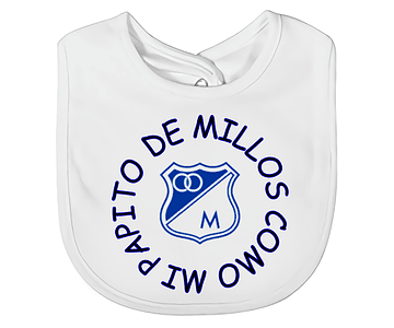 Ropa Para Bebe Babero Millonarios Baby Monster