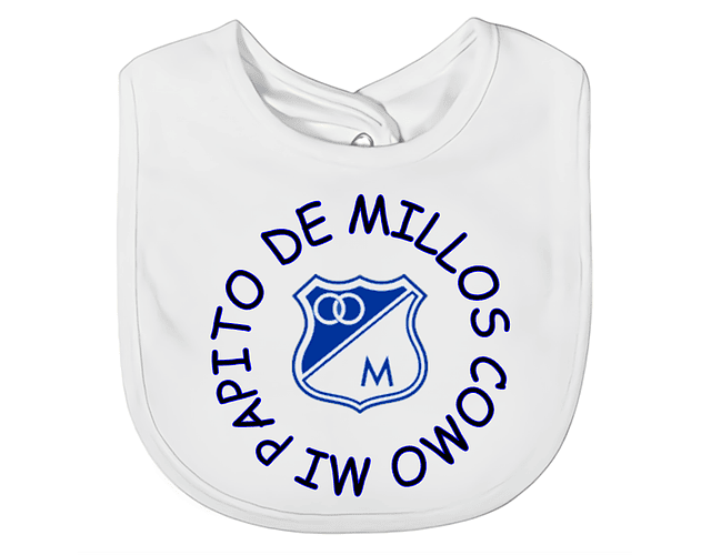 Ropa Para Bebe Babero Millonarios Baby Monster