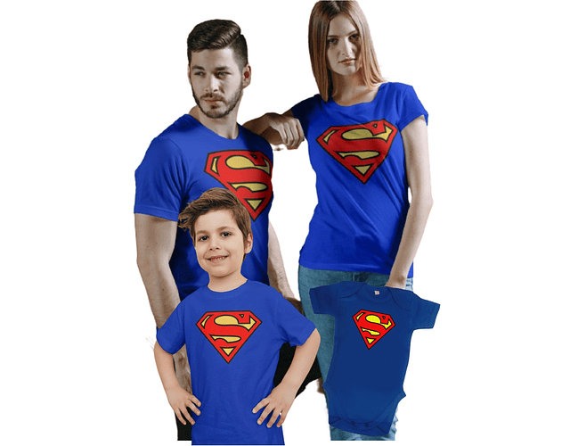 Halloween camisetas para Mamá  papá y bebe Familia Superman