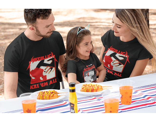 Camisetas Metallica Kill Em All para Familia - Unión Musical