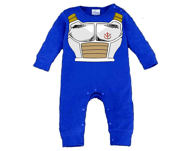 Pijama de Bebé vegeta de Dragon Ball Z 