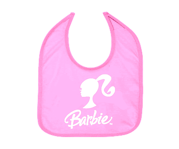 Baberos Barbie para Bebés: ¡Estilo y Dulzura en Cada Comida