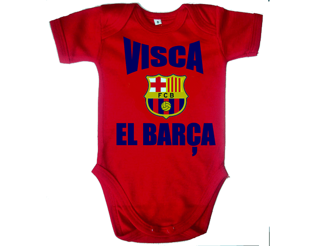 Ropa Para Bebe Body Bodie Futbol Viva Barcelona Baby Monster