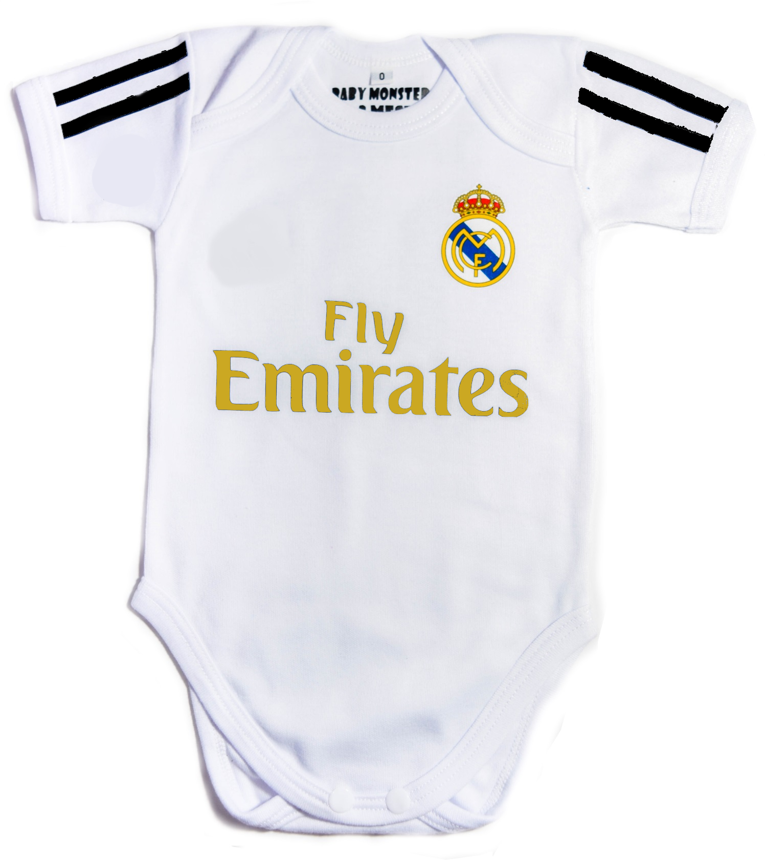 Body Bebé Real Madrid Dorado