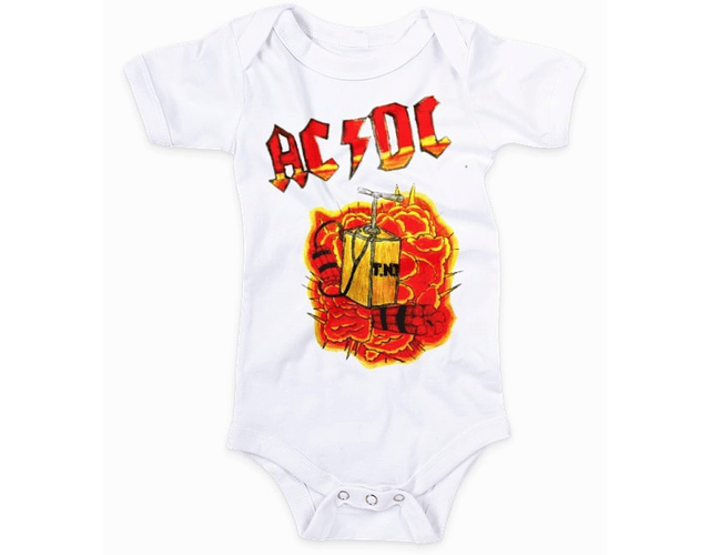 Body Bebé AC/DC 