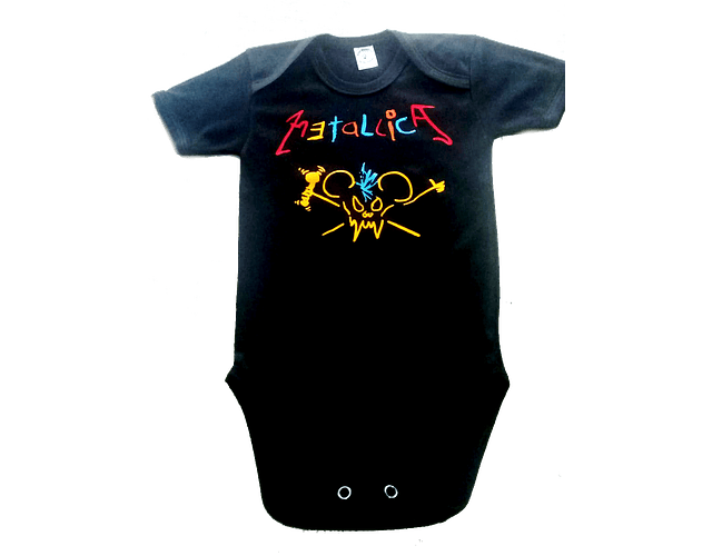 Body Bebé Metálica Crayola | Baby Monster: Estilo, Color y Rock desde el Primer Día