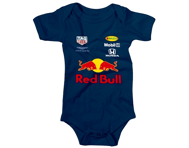  Body Ropa para Bebé Fórmula 1 Red Bull: ¡Acelerando Estilo!