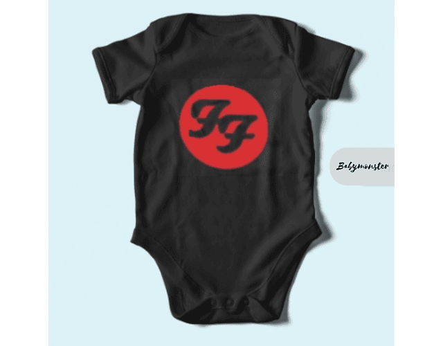 Ropa Bebé Body Rock Foo Fighters | Baby Monster