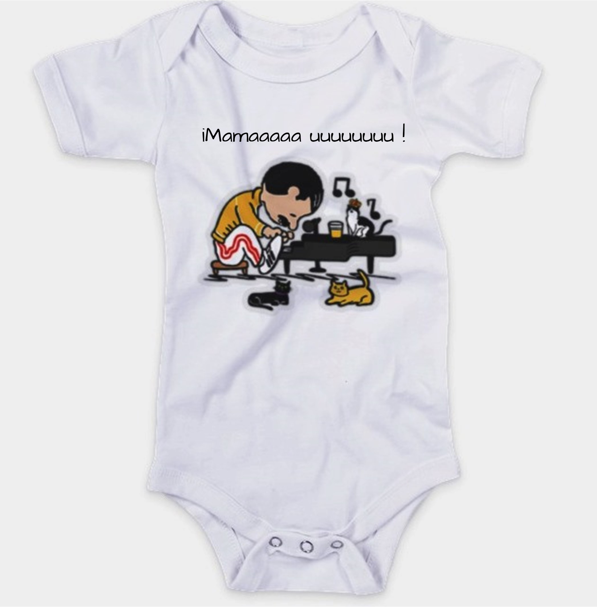 Body Bebé Freddie Mercury Snoopy