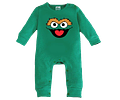 Pijama Óscar de Plaza Sésamo de Baby Monster: ¡Diversión y Comodidad para tu Bebé!