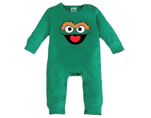 Viste a tu Bebé con Óscar de Plaza Sésamo: Pijama Divertida