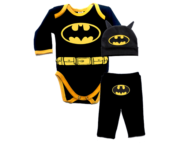 Conjunto para Bebé Batman Dark: Elegante y Aventurero
