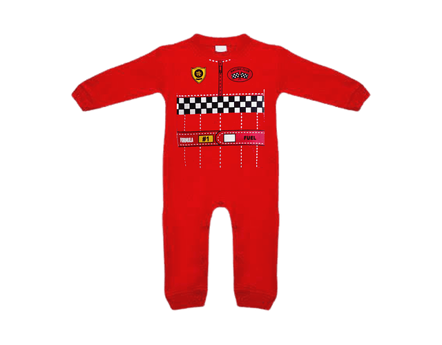 Pijama Bebé Fórmula 1 para Halloween: Carrera de Estilo