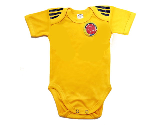 Mameluco Body Bebé Fútbol Selección Colombia Deportes 