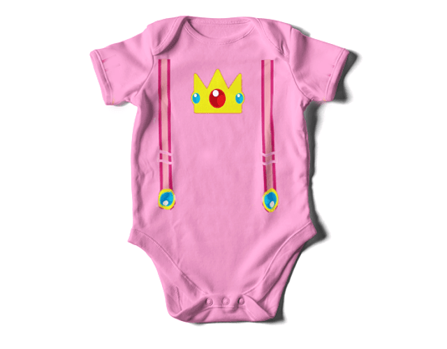 Body Princesa Peach: La Realeza Llega a la Moda Infantil