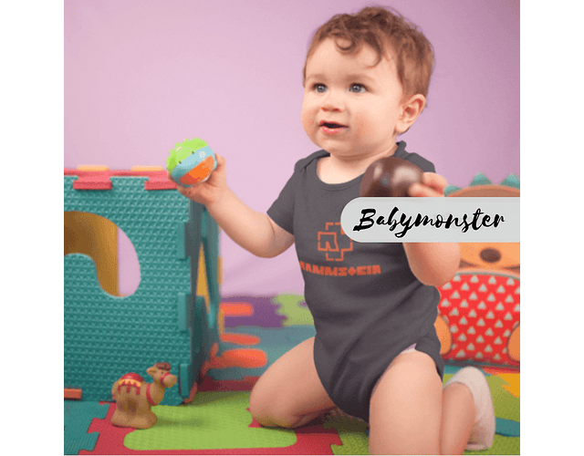 Ropa Bebé Body Rammstein | Moda Rocker