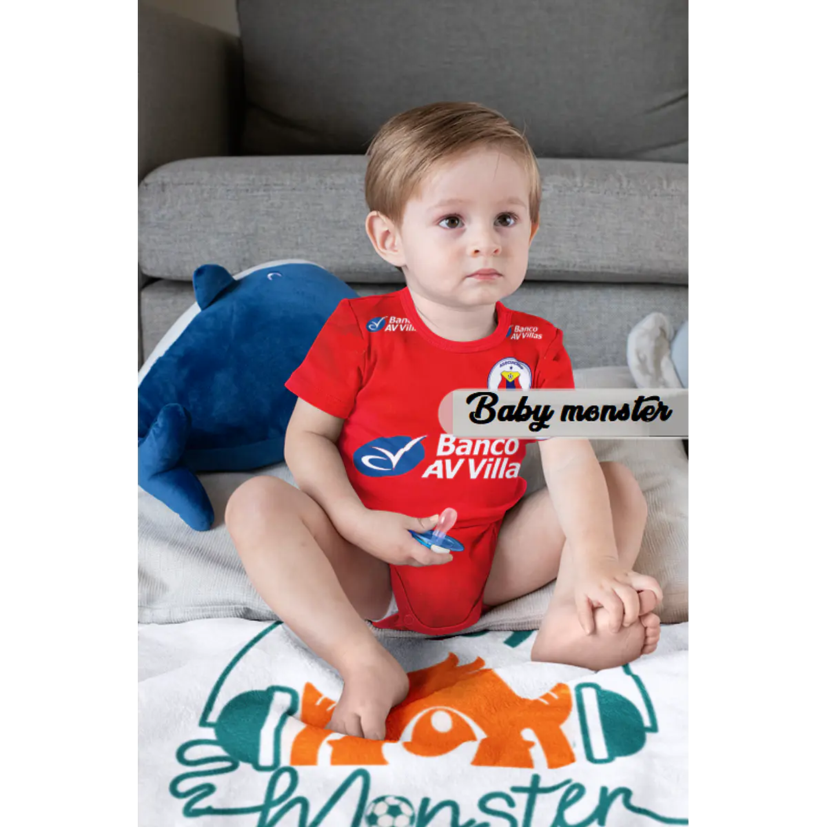 Body de fútbol para bebe deportivo pasto 2023| Baby Monster