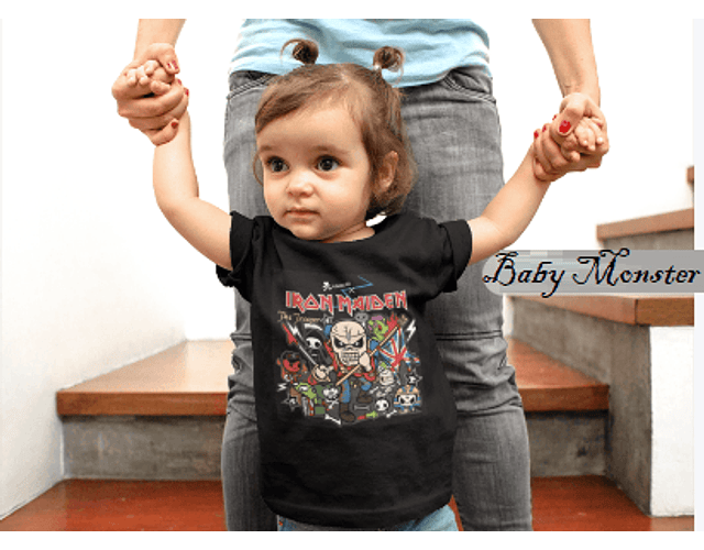  Body Bebé Iron Maiden Eddie | Baby Monster