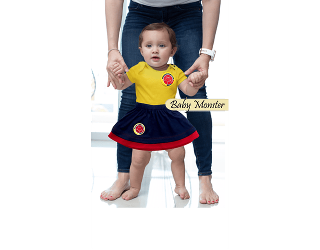 Conjunto Bebé Niña Selección Colombia