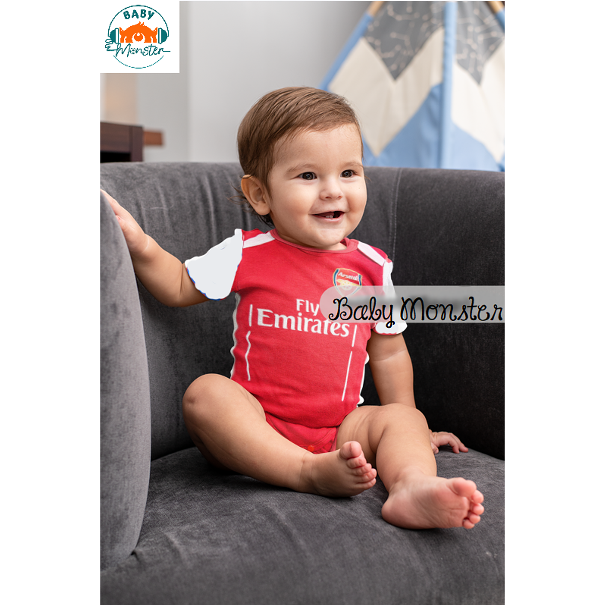 Body Bebé Arsenal El orgullo de la afición desde temprana