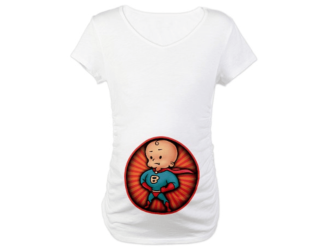 camiseta materna Super H‚roes 