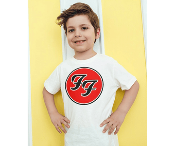 Camiseta para Niño Foo Fighters: ¡Estilo Rockero desde Pequeños!