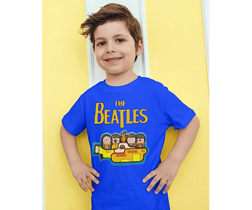 Camiseta Niño The Beatles Yellow Submarine: ¡Estilo Musical y Vintage!